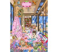 HUADADA Puzzle da 500 pezzi per adulti, puzzle per stanza subacquea, decorazione per la casa, per uomini e donne (senza partizione posteriore)