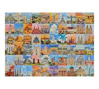 HUADADA Puzzle per adulti 1000-monumenti del mondo