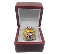 Huadafun Anello Campionato KC 2024 - Anello MVP Rugby, Souvenir del 58° Super Bowl, Regalo per Uomini, Padri, Amici, Fan dei Chiefs & Appassionati di Football,9#