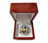 Huadafun Anello Campione Fantasy Football 2024 - Replica FFL League, Souvenir Rugby & Regalo per Fan, Gioiello da Collezione per Ragazzi, papà, Ex Studenti & Amici ,14#