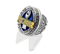 Huadafun Anello del Campione Fantasy Football 2022 Replica - Anello del Campionato FFL con Scatola in Legno, Regalo da Collezione Rugby per Uomini e Fan,Size11#