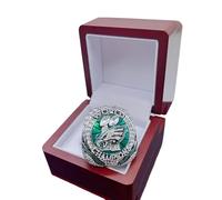 Huadafun Replica Anello Campione Eagles 2025 59° Super Bowl Collezionabile di Football, Regalo per Fan, Uomini, Alumni e Collezionisti di Memorabilia Sportiva,1# Player,11#