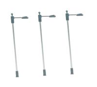 HuadaXtai 3 Pezzi Luci Ferroviarie a LED Accessorio Lampione Stradale per Modellismo Ferroviario per Giardino delle Fate Illuminazione Realistica Adatta per all, Style D