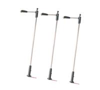 HuadaXtai 3 Pezzi Luci Ferroviarie a LED Accessorio Lampione Stradale per Modellismo Ferroviario per Giardino delle Fate Illuminazione Realistica Adatta per all, Style a
