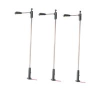 HuadaXtai 3 Pezzi Luci Ferroviarie a LED Accessorio Lampione Stradale per Modellismo Ferroviario per Giardino delle Fate Illuminazione Realistica Adatta per all, Style C