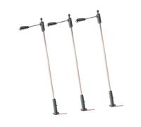 HuadaXtai 3 Pezzi Luci Ferroviarie a LED Accessorio Lampione Stradale per Modellismo Ferroviario per Giardino delle Fate Illuminazione Realistica Adatta per all, Style B