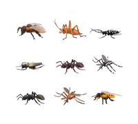 HuadaXtai 9x Giocattoli di Animali Realistici Modello D'azione per Feste a Tema Aula Ragazzi Ragazze