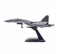 HuadaXtai Aereo Su-35 Modello Caccia Miniatura Pressofuso Lega con Dettagli Fedele E Supporto Espositivo Adatto per Scrivania Ufficio Libreria Sala Hobby