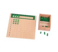 HuadaXtai Aggiunta di Sottrazione Aritmatica Matematica in Legno Manipolativo Tavolo Da Gioco per Bambini Piccoli, Verde, Taglia unica bambino