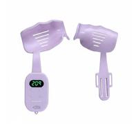 HuadaXtai Allenatore Dita Bambini Ausilio Guzheng Guida Mano Supporto Antiscivolo Cinghia Regolabile Plastica per Metodo Pulito Polso Comodo Adatto a, Viola Malva, Grande