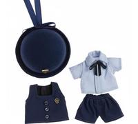 HuadaXtai Bjd Doll Outfit Abbigliamento Bambola Divisa Scolastica Completa Giacca Camicia Accessori in Tessuto con Finiture Realistiche Ispirazione Scuola