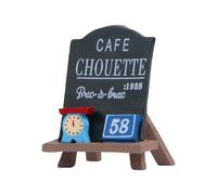 HuadaXtai Cartello sul Marciapiede in Miniatura per Casa delle Bambole Ornamento in Miniatura per La Casa delle Bambole Cartello sul Marciapiede