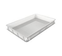 HuadaXtai Cassa per Lievitazione Impasto Contenitore per Pizza Vassoio Impilabile Scatola per Pane in PP Addensato Resistente Al Freddo Adatto per Ristoranti P, Altezza 7.5 Cm