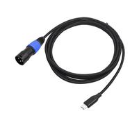 HuadaXtai Cavo USB C a XLR maschio per mixer e dispositivi audio, 100 Cm