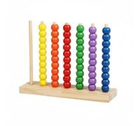 HuadaXtai Children Learning Beads Gioco Coordinazione Mano-occhio con Set di Perline Impilabili per Sviluppo Intellettuale Riconoscimento Sequenze Numeriche E, Piccolo 0.36