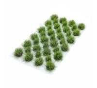 HuadaXtai Ciuffi Sintetica Realistica in Nylon con 39 Unita Autoadesive per Architettura Modellistica Diorami Ferroviari E Terreni da con Altezza 8mm per Scenari Dinamici, Verde Primavera