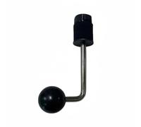 HuadaXtai Cymbal Stand Clamp Connettore per Piatto Asta Curva Supporto Adattatore con Snodo Sferico Strutturato in Lega di Zinco per Regolazione Adatta per, Right Angle 46MM