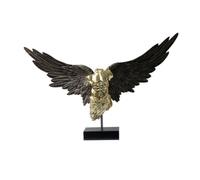 HuadaXtai Decorazione Torso Alato con Scolpite in Marmo con Supporto Robusto E Base per Pezzo Soggiorno Ingresso Scaffale E Ambiente di Rappresentanza, Bronzo