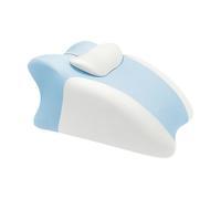 HuadaXtai Elegante Cuscino per Le Gambe Rivolto Verso Il Basso, Ideale per Le Esigenze di Schienale Del Soggiorno, Bianco Blu
