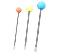 HuadaXtai Frictions Gong Mallet Accessorio Percussione Strumenti Meditazione Realizzato in EVA Maneggevole Adatto a Principianti Professionisti E Sessioni, 3 Pezzi