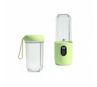 HuadaXtai Frullatore Portatile USB Frullatore Mixer Spremiagrumi Mini con Display Intelligente Monitoraggio Tempo Installazione Batteria 6-8 Bicchieri Ricarica, Verde