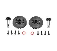 HuadaXtai Ingranaggio Differenziale in Acciaio Ad Alta Resistenza per Auto RC 1/10 Scala con Rapporto 10T-29T Facile da Installare E Sostituire Adatto per Mode, 2 Ingranaggi Differenziali
