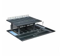 HuadaXtai Kit Modello Parcheggio 1 64 Garage Livelli Multipli Base Stradale Unificata Segnaletica Frecce Corrimani Colonne, Piattaforma di Parcheggio A Struttura in Acciaio, Modello H