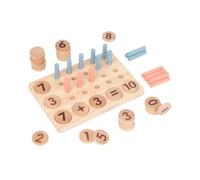 HuadaXtai Numero di Legno Puzzle Numero di Conteggio Del Numero di Abbinamento per I Bambini Dell'asilo