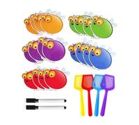HuadaXtai Parole swatting Game Educational apprendimento Giocattoli scolastici in Classe prescolare interattiva 20pcs cancella cancellazione di Parole Parole
