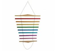 HuadaXtai Percussore Manuale a Mano con Tubi Colorati in Metallo E Legno per Meditazione Pratica di Stretching E Rilassamento Adatto per Lezioni di Musica E Sessione di Suono