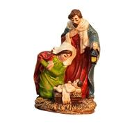 HuadaXtai Presepe di Natale Figurina Statuetta Scultura della Nascita di Gesù da Collezione in Resina Resistente E Lavorazione Elegante Adatto per Un Regalo Si, Style B