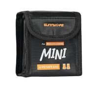 HuadaXtai Sacchetto Lipo ignifugo antideflagrante, Custodia Portatile per Alte Temperature, Organizer Esterno, Protezione per Il Trasporto della Carica, 9.5x8.6x6.3 Cm