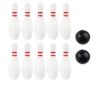 HuadaXtai Set da Bowling per Bambini Piccoli, Composto da 12 Pezzi, Giocattolo Interattivo per L'apprendimento All'aperto, Ideale Come Regalo, 22
