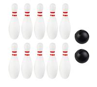 HuadaXtai Set da Bowling per Bambini Piccoli, Composto da 12 Pezzi, Giocattolo Interattivo per L'apprendimento All'aperto, Ideale Come Regalo, 16 Centimetri