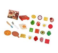 HuadaXtai Set da Gioco per Feste di Pizza, Cibo Finto, Regali di Compleanno per Bambini, Giocattolo Didattico
