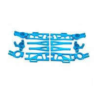HuadaXtai Set di Ricambi per Auto Radiocomandata Kit Sospensione Sterzo Supporti C Porta Posteriori in Metallo Compatibile con Modelli Specifici Adatto per Riparazione E Aggiornamento, Blu