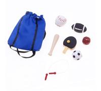 HuadaXtai Simulazione Regalo per Set Sportivo in Miniatura per Casa delle Bambole, per Feste, Casa E Bambini