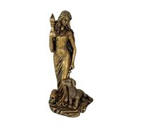 HuadaXtai Statua della Dea, Statuetta in Resina, Decorazione per la casa, Finitura Bronzo, dea dell'amore e della Bellezza, Statua Femminile per