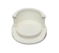 HuadaXtai Supporto Espositivo in Miniatura con Pannello Arco Colonne Classiche E Base a Scalini Rotonda per Piccole Opere E Cimeli da Mostrare atto per Ripiano Libreria E Comò, Bianco, 10 5.8cm