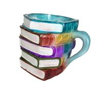 HuadaXtai Tazza da caffè da Collezione Boccale per Bibliofili Tazza Originale a Pila di Libri con Finitura Artistica Adatto per Ufficio E Decorazione Casa, Style a