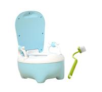 HuadaXtai Vasino per L'addestramento Dei Bambini, Facile Da Pulire E con Protezione Contro I Versamenti, blu, Taglia unica