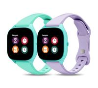 Huadea Confezione da 2 cinturini sottili in silicone compatibili con Gabb Watch 3e Band 3 2 1/Gizmo Adventrue 3 3 2 1/SyncUP & Cosmo JrTrack 5/4/3/2 SE/2/JrTrack, 20 mm, sottile, sottile, morbido