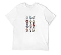 Huadian Fire Emblem Fates T-Shirt for Men Short Sleeve Cotton Plus Size Custom Tee T-Shirt WhiteXL