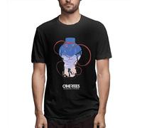 Huadian Your Name Kimi No Na WA Short Sleeve T Shirt Man's Casual Style Clothes T-Shirt Black XXL