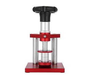 HuadZhylyx Strumento di pressatura per orologi con lunetta in cristallo di precisione a vite, kit di riparazione per la pressatura della cassa posteriore dell’orologio con filettatura M6,