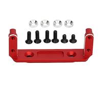 HuadZhylyx Supporto per servo RC in lega di alluminio per Capra UTB10 1/10 RC Crawler, staffa per servo anodizzata nera e resistente con bordi smussati per un controllo dello sterzo fluido (Rossa)