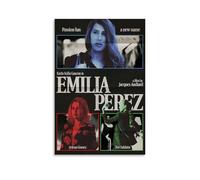 HUAEYWQBERRH Emilia Pérez - Poster decorativo da parete per soggiorno e camera da letto, 40 x 60 cm, senza cornice