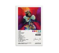 HUAEYWQBERRH J. Cole - Poster decorativo con album Kod per soggiorno e camera da letto, stampa artistica da parete, 30 x 45 cm, senza cornice