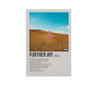 HUAEYWQBERRH Poster con album The Regrettes "Further Joy" per soggiorno, camera da letto, decorazione artistica da parete, 50 x 75 cm, senza cornice