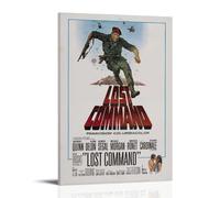 HUAEYWQBERRH Poster decorativo da parete per soggiorno e camera da letto, motivo: Lost Command, 50 x 75 cm, stile cornice